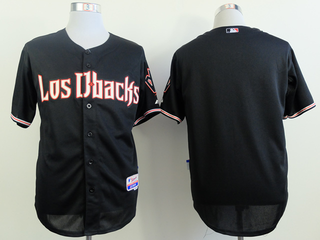 Men Arizona Diamondback Blank Black MLB Jerseys->arizona diamondback->MLB Jersey